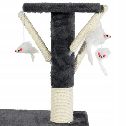 Draskyklė katei 138 cm, tamsiai pilka, WERDANO PETS