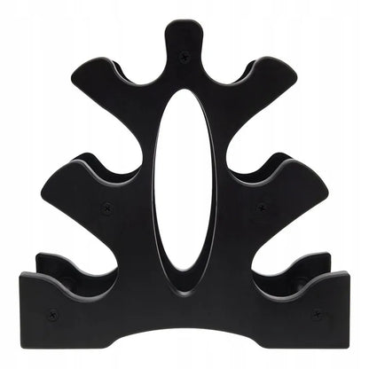 DrFit 6 vnt. hantelių rinkinys su stovu, 12 kg, spalvoti, kardio, fitnesui, pilatesui