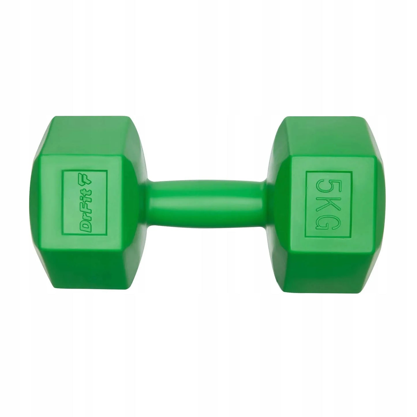 DrFit fiksuoti bituminiai hanteliai 2x 5 kg