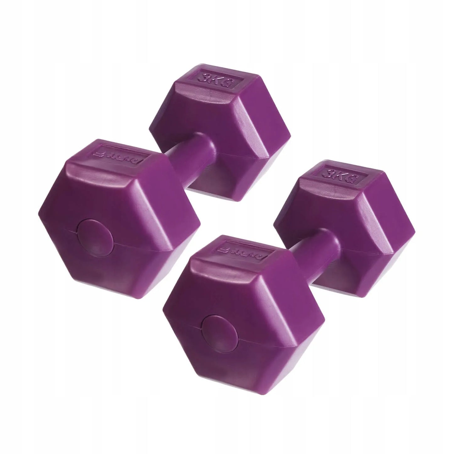 DrFit fitneso svarmenys, rankiniai hanteliai 2x 3 kg moterims