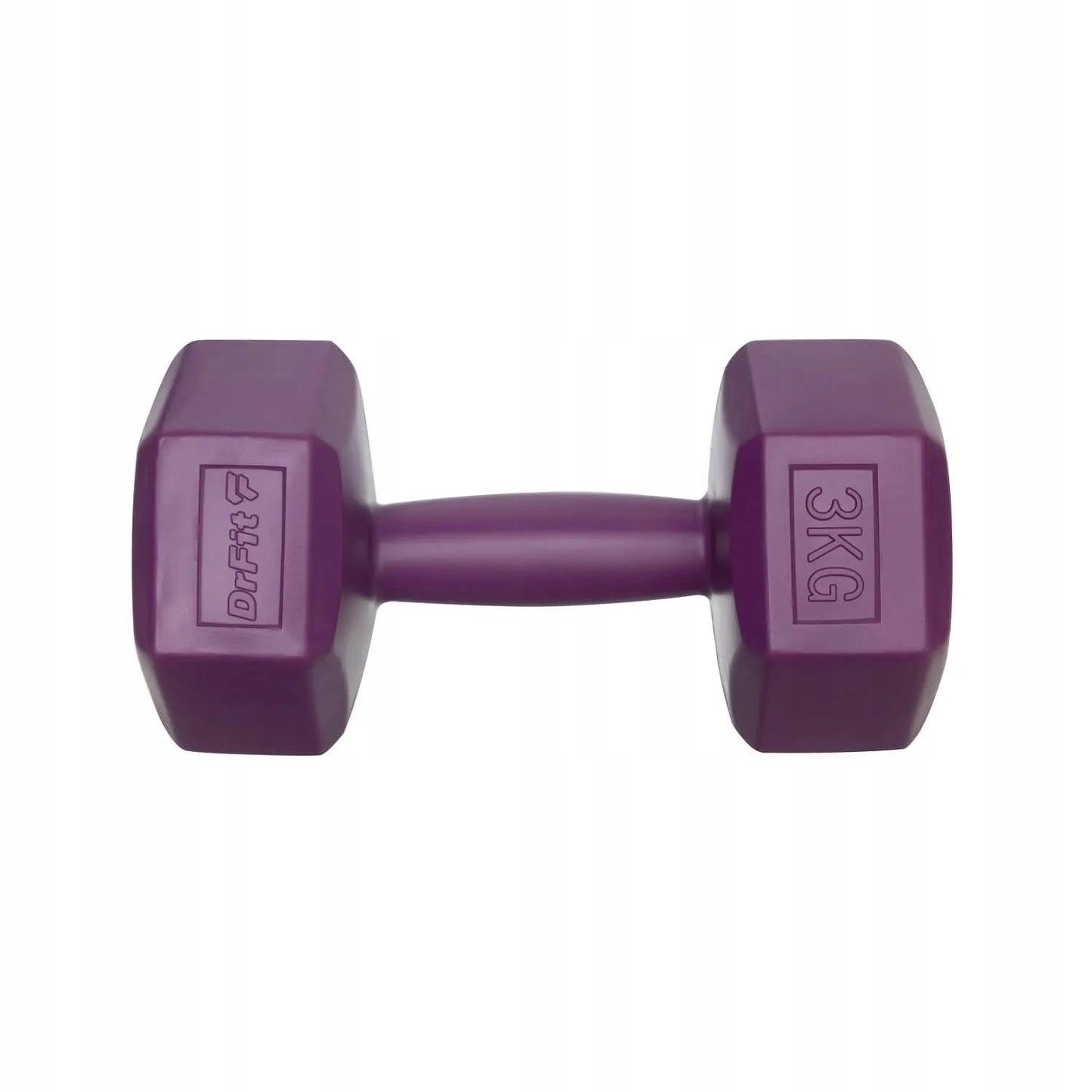 DrFit fitneso svarmenys, rankiniai hanteliai 2x 3 kg moterims