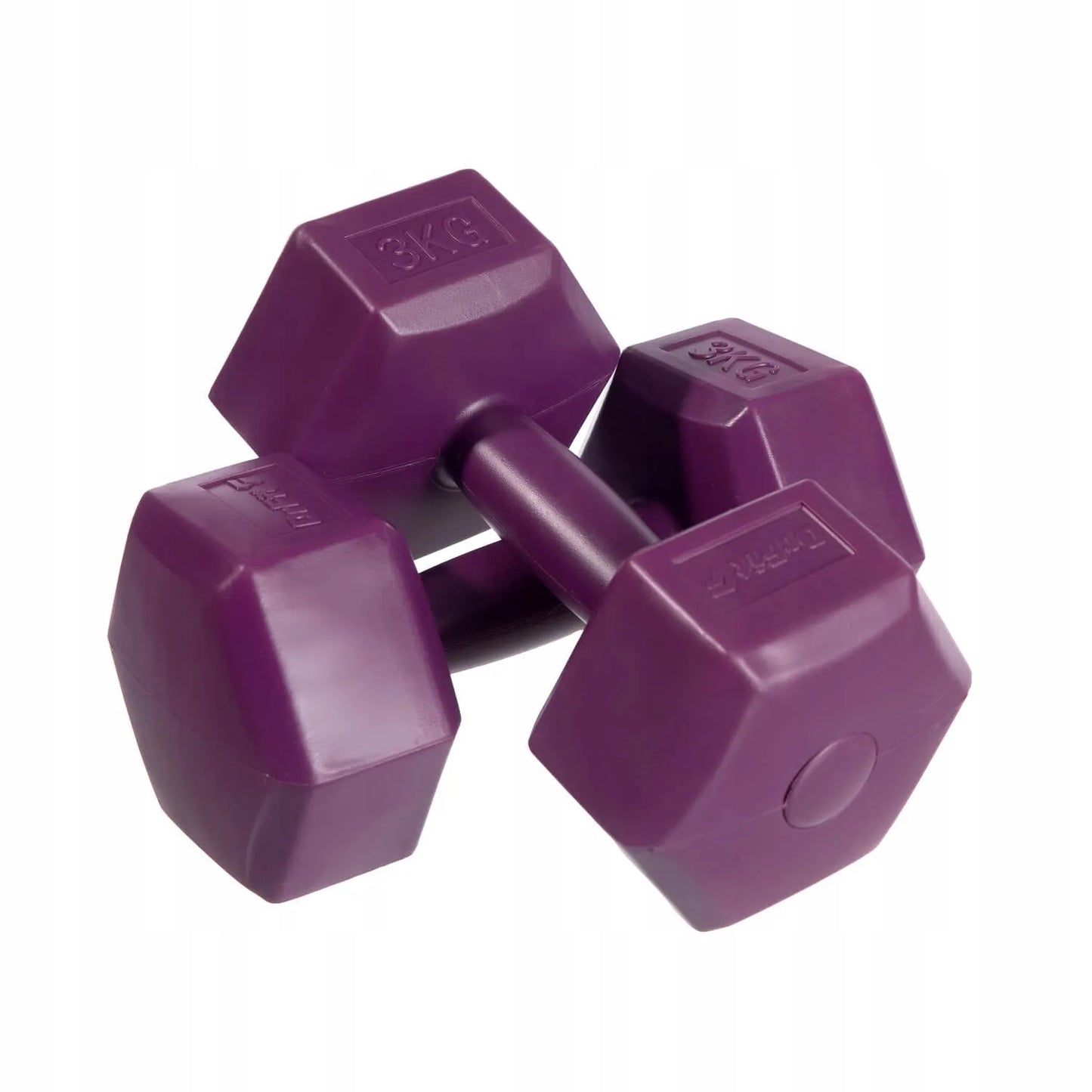 DrFit fitneso svarmenys, rankiniai hanteliai 2x 3 kg moterims
