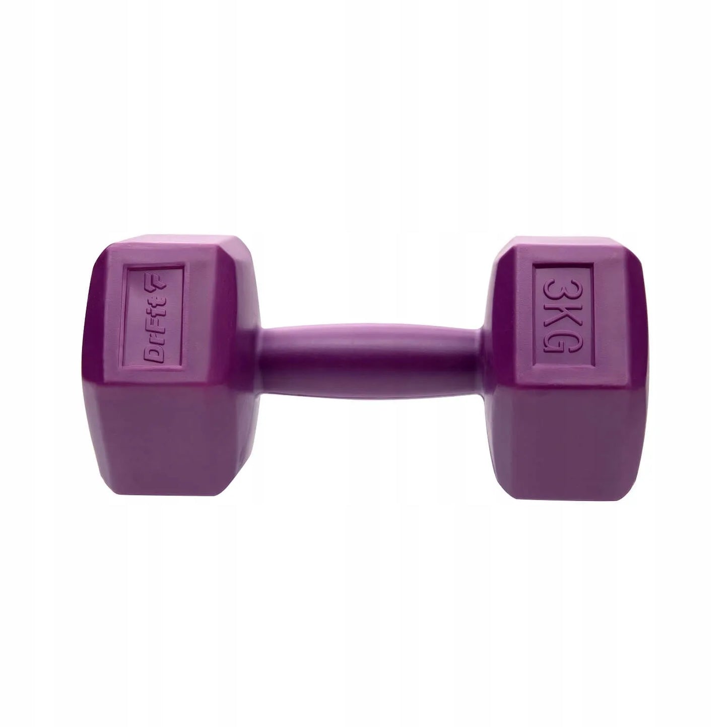DrFit fitneso svarmenys, rankiniai hanteliai 2x 3 kg moterims