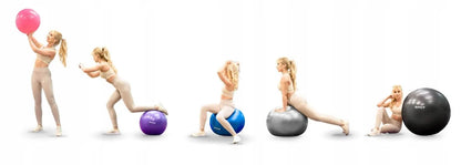 DrFit gimnastikos kamuolys fitnesui, pilatesui ir jogai, 75 cm, su pompa