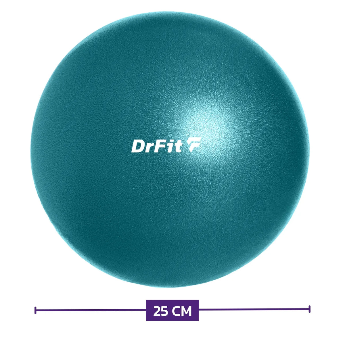 DrFit gimnastikos kamuolys fitnesui, pilatesui ir reabilitacijai, 25 cm, žalias