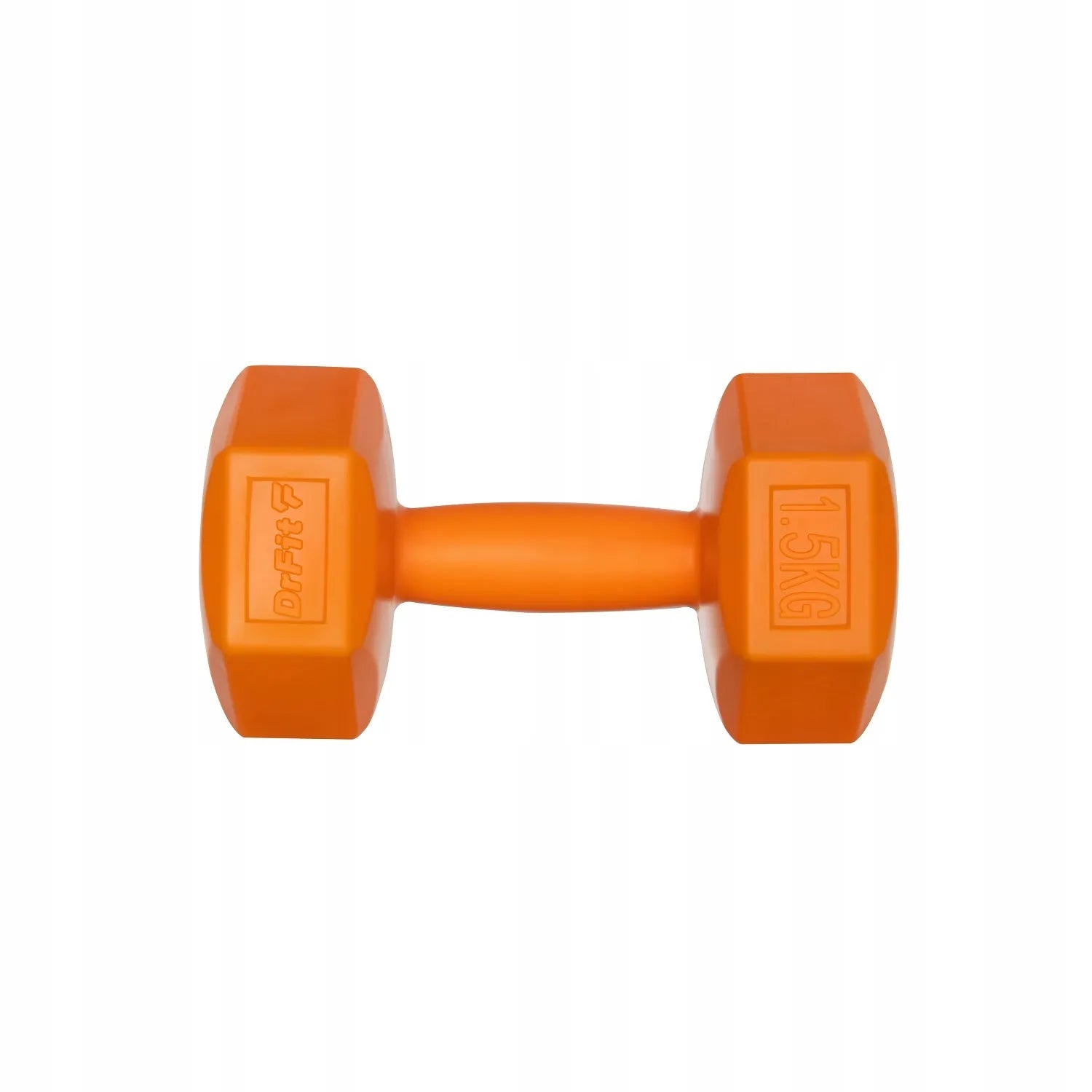 DrFit hanteliai pratimams, šešiakampiai, stabilūs, 2x 1,5 kg
