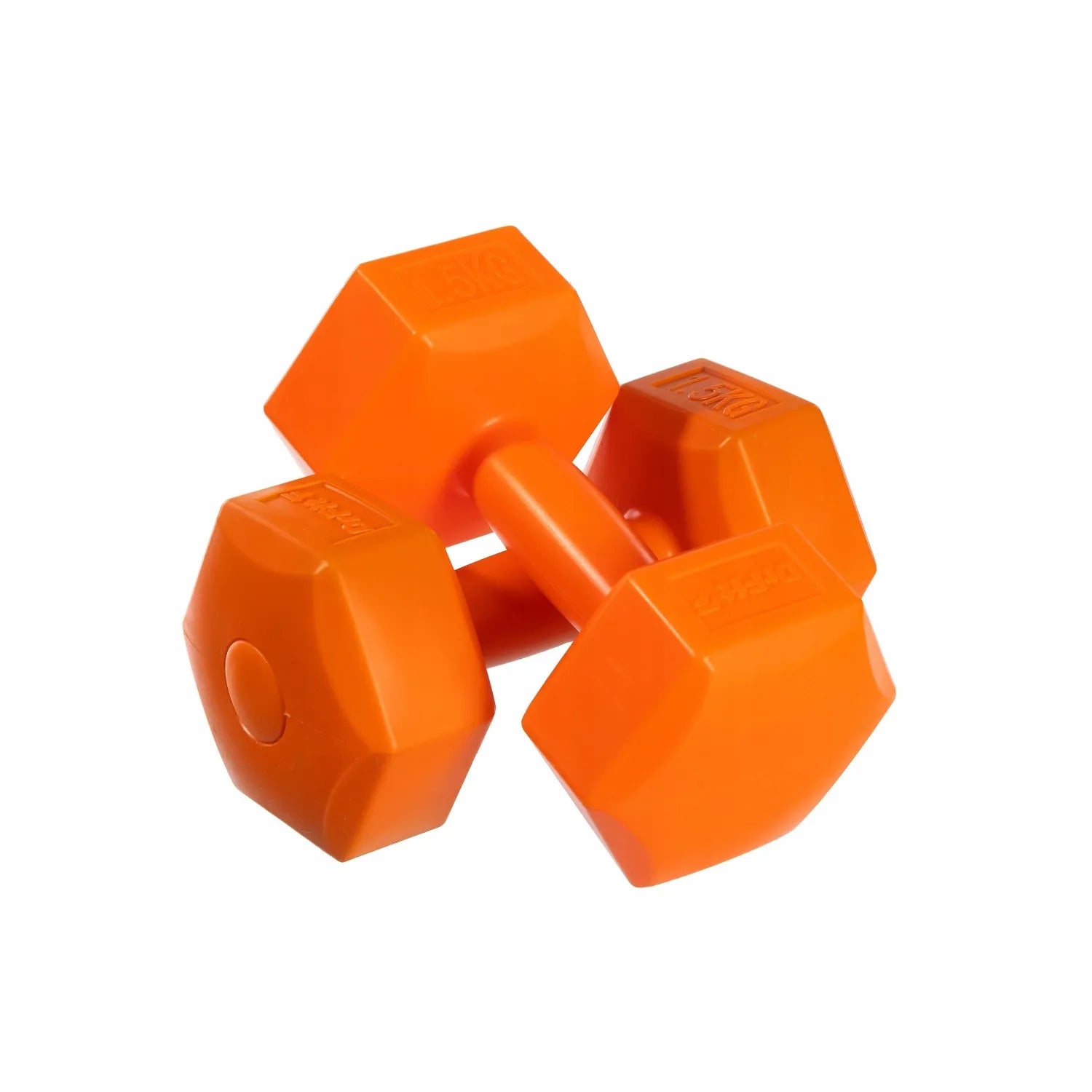 DrFit hanteliai pratimams, šešiakampiai, stabilūs, 2x 1,5 kg