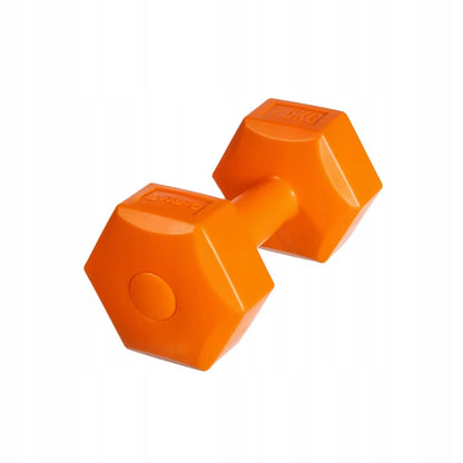 DrFit hanteliai pratimams, šešiakampiai, stabilūs, 2x 1,5 kg