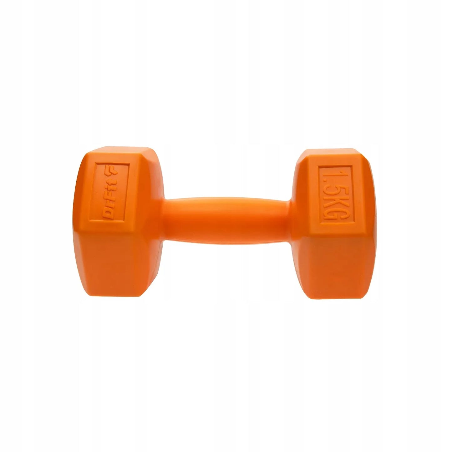 DrFit hanteliai pratimams, šešiakampiai, stabilūs, 2x 1,5 kg