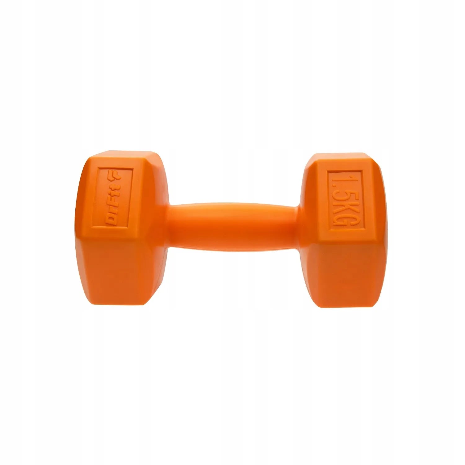 DrFit hanteliai pratimams, šešiakampiai, stabilūs, 2x 1,5 kg