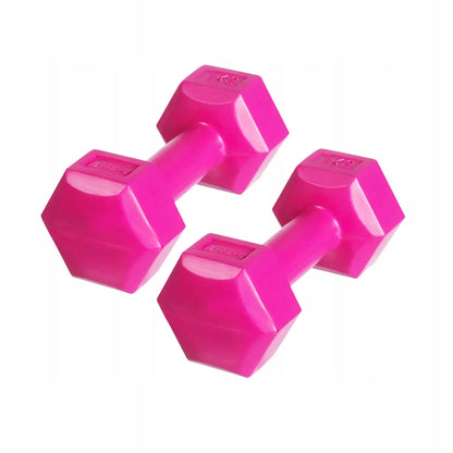 DrFit hantliai svarmenys 2x 1 kg treniruotėms / moteriški