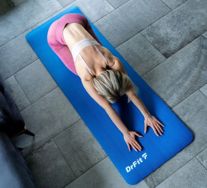 DrFit neslystantis mankštos kilimėlis joga, fitness, pilates + dėklas