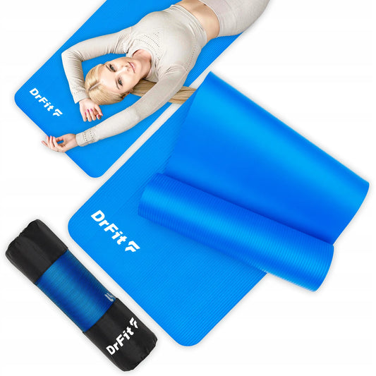 DrFit neslystantis mankštos kilimėlis joga, fitness, pilates + dėklas