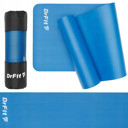 DrFit neslystantis mankštos kilimėlis joga, fitness, pilates + dėklas