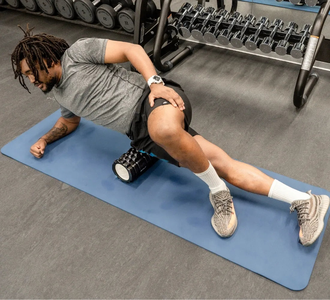 DrFit TPE jogos ir fitneso kilimėlis su dėklu, patvarus