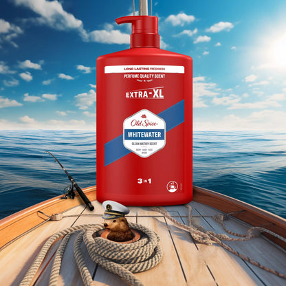Dušo želė 3in1 Old Spice Whitewater 1000 ml
