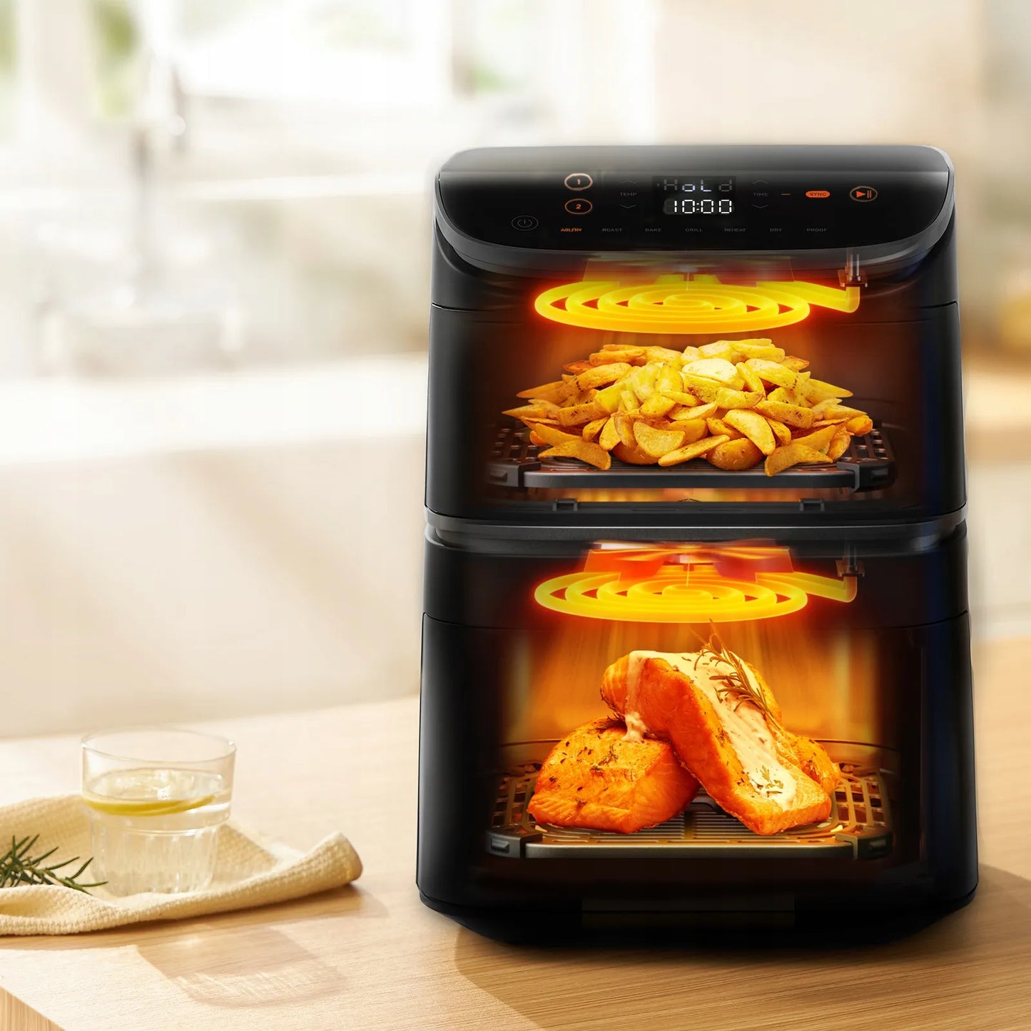 Dviejų zonų oro gruzdintuvė Cosori CAF-DC121-AEUR 2630W | 10,8 L