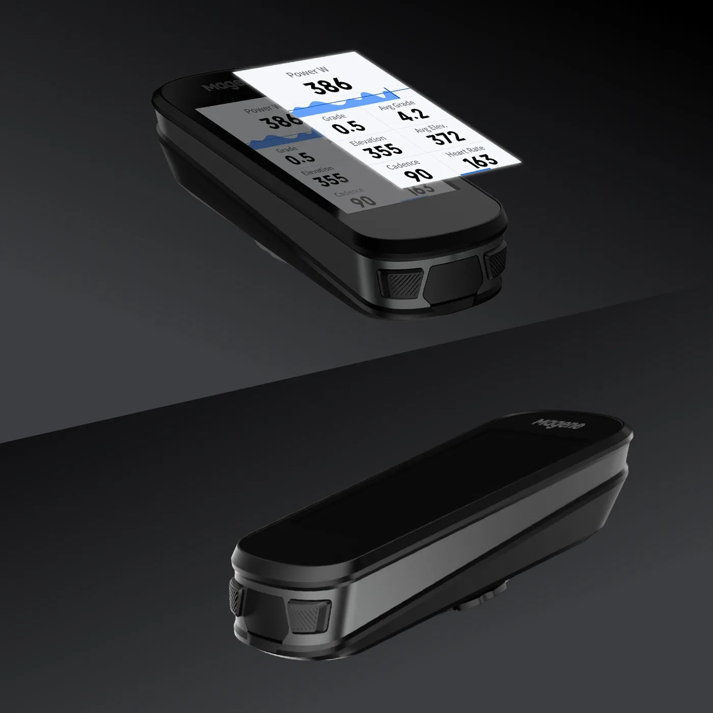 Dviračio kompiuteris GPS „Magene C506“ su „Wi-Fi“, „Bluetooth 5.0“, ANT+