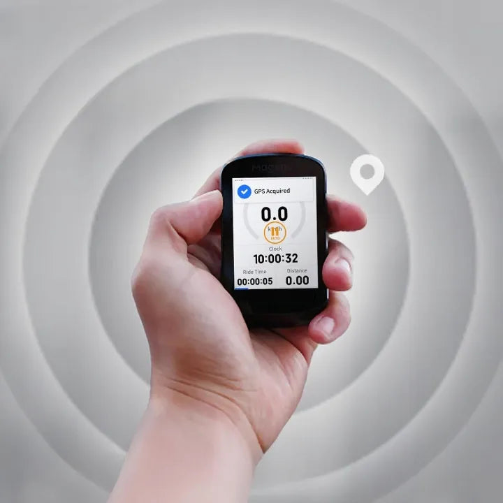 Dviračio kompiuteris GPS „Magene C506“ su „Wi-Fi“, „Bluetooth 5.0“, ANT+