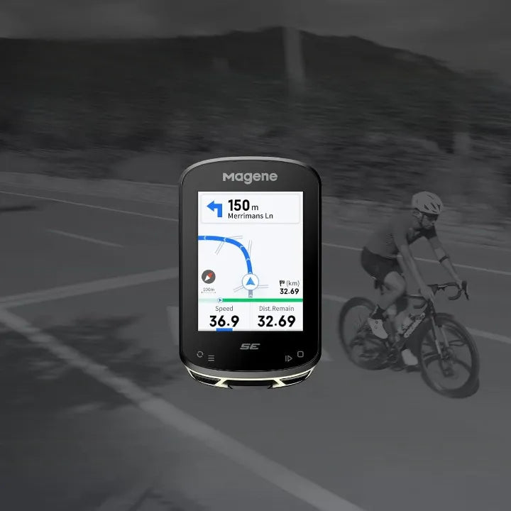 Dviračio kompiuteris GPS „WiFi Bluetooth 5.0 ANT+ MAGENE C506 SE“