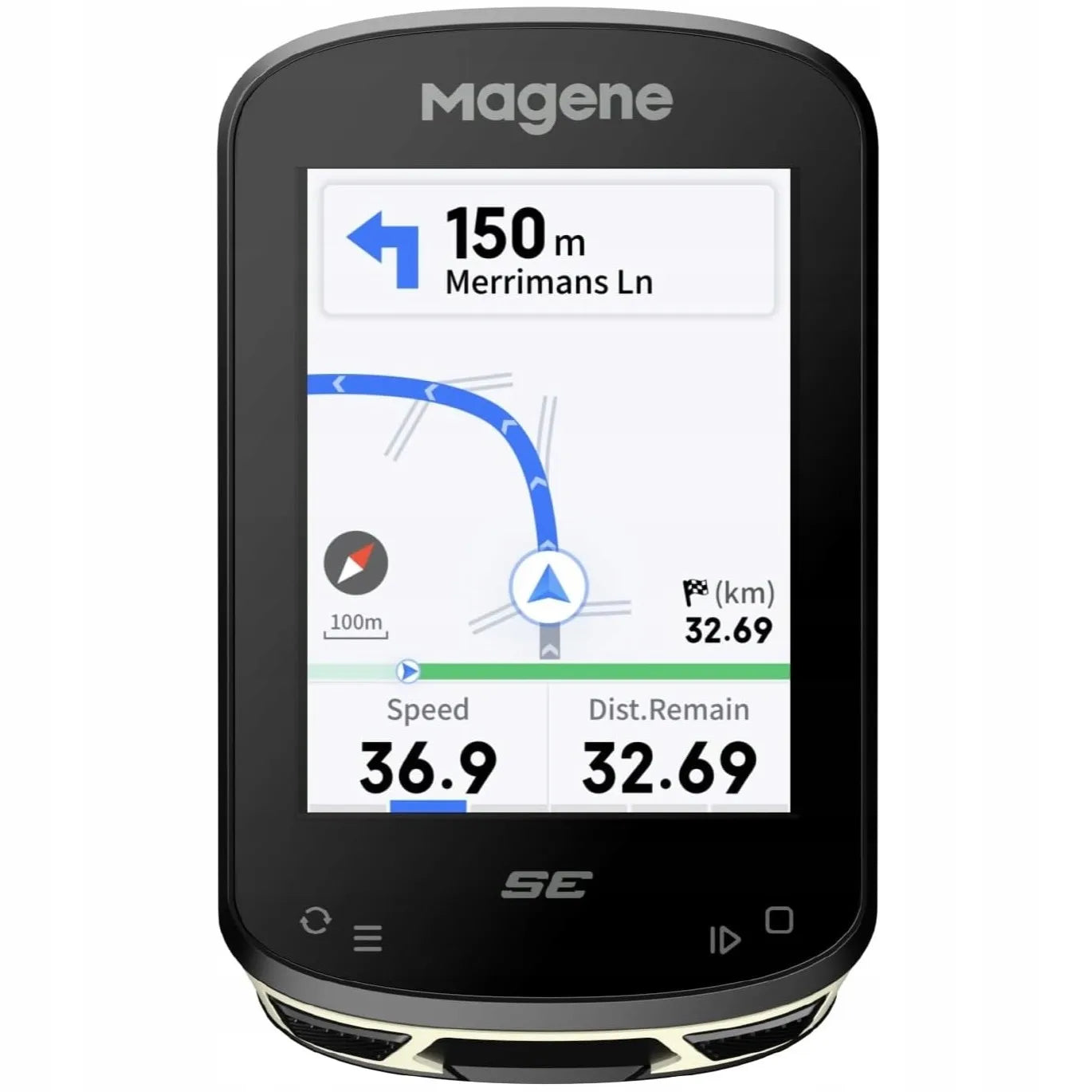 Dviračio kompiuteris GPS „WiFi Bluetooth 5.0 ANT+ MAGENE C506 SE“