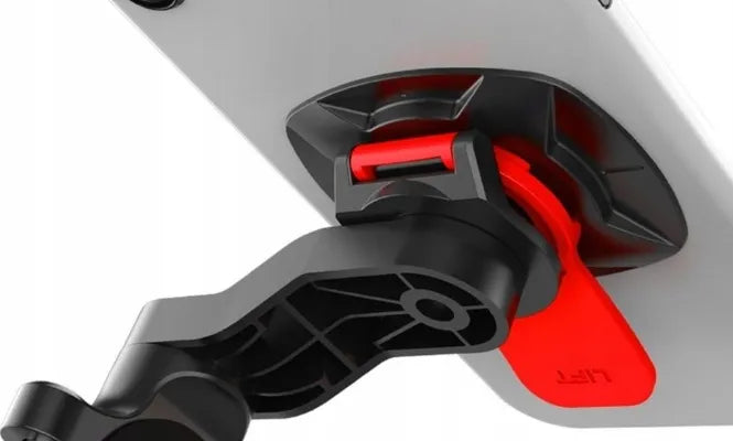 Dviračio telefono laikiklis, skirtas tvirtinti prie vairo, motorolerio, keturračio, su „Gear Lock“ technologija MTB