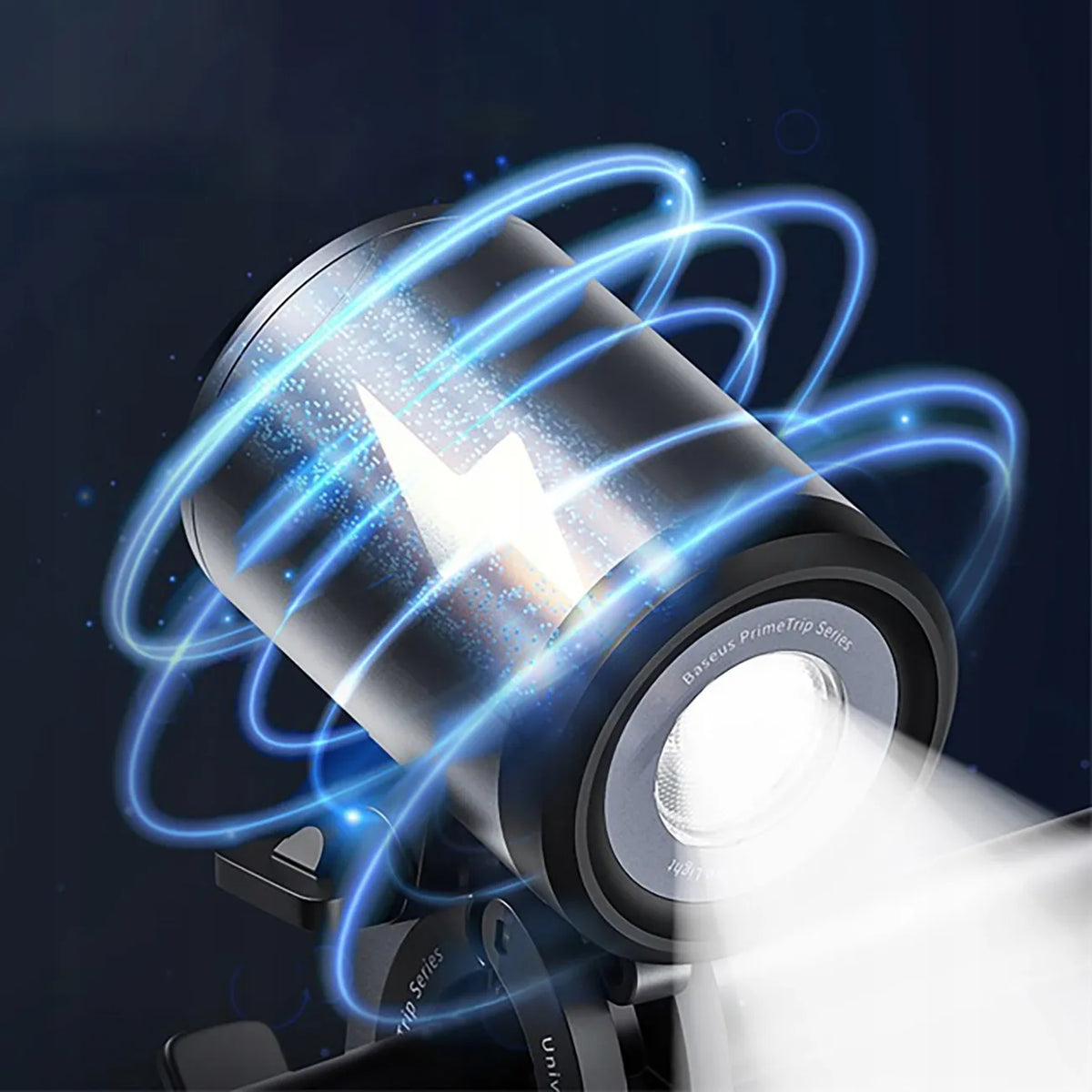 Dviračio telefono laikiklis su LED lempa, 3000 mAh, IP68, 600 lm, USB-C, iki 10 val.