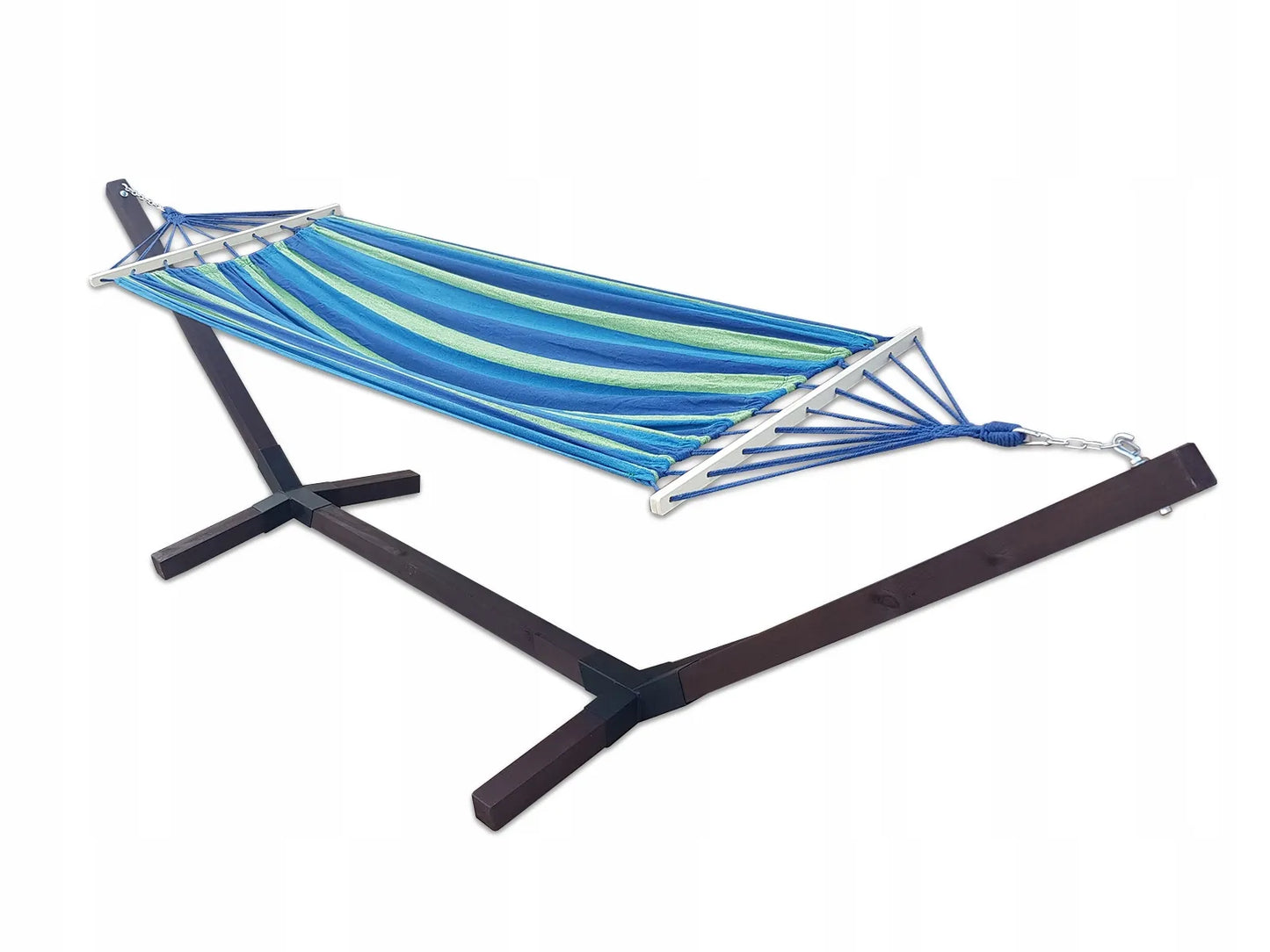 Dvivietis hamakas su stovu Comfort Zone – nešiojamas komplektas iki 200 kg