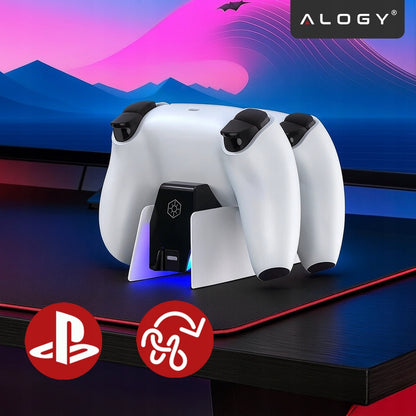 DualSense PS5 pultelių įkrovimo stotelė