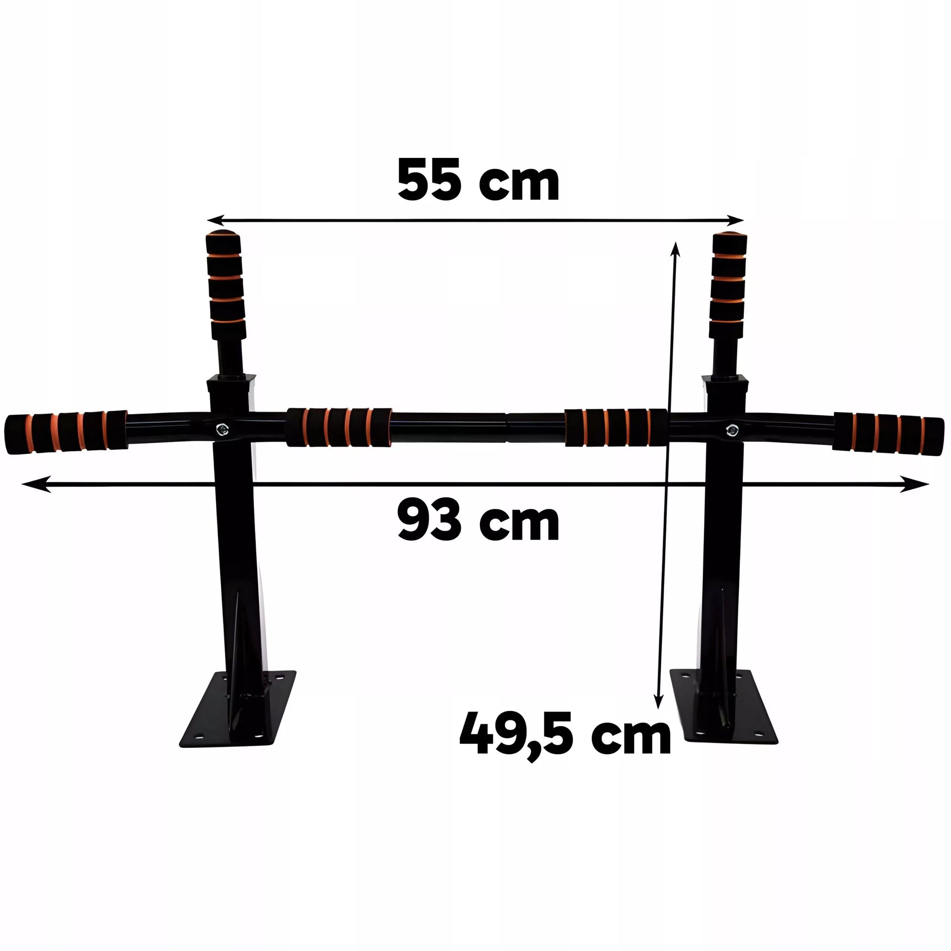 Plieninis sieninis skersinis 100 cm – atsparumas iki 150 kgSieninis skersinis pull-ups – plieninis, 100 cm, iki 150 kg
