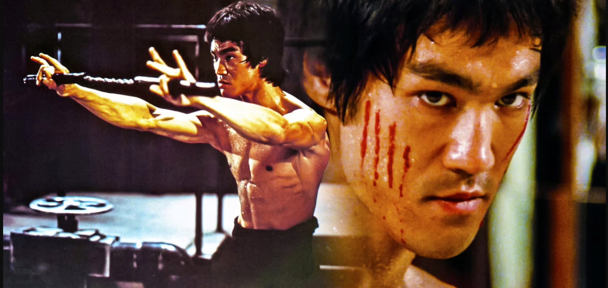 Itin stiprūs putplasčio treniruočių nunchaku BRUCE LEE 210
