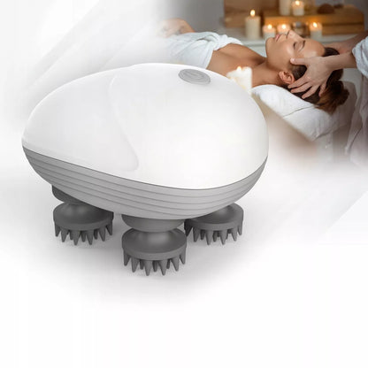 Elektrinis galvos masažuoklis – poilsis ir atsipalaidavimas