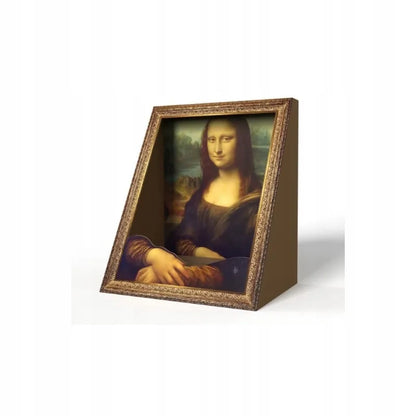 Ecarla žemas draskyklė-gultas katėms Mona Lisa dizaino, 60 cm