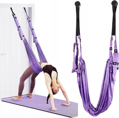 Elastingas hamakas oro jogai, jogai, pilatesui ir gimnastikai