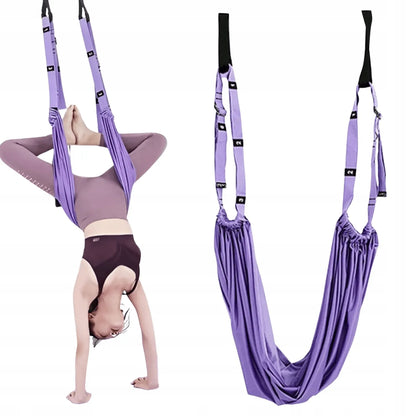 Elastingas hamakas oro jogai, jogai, pilatesui ir gimnastikai
