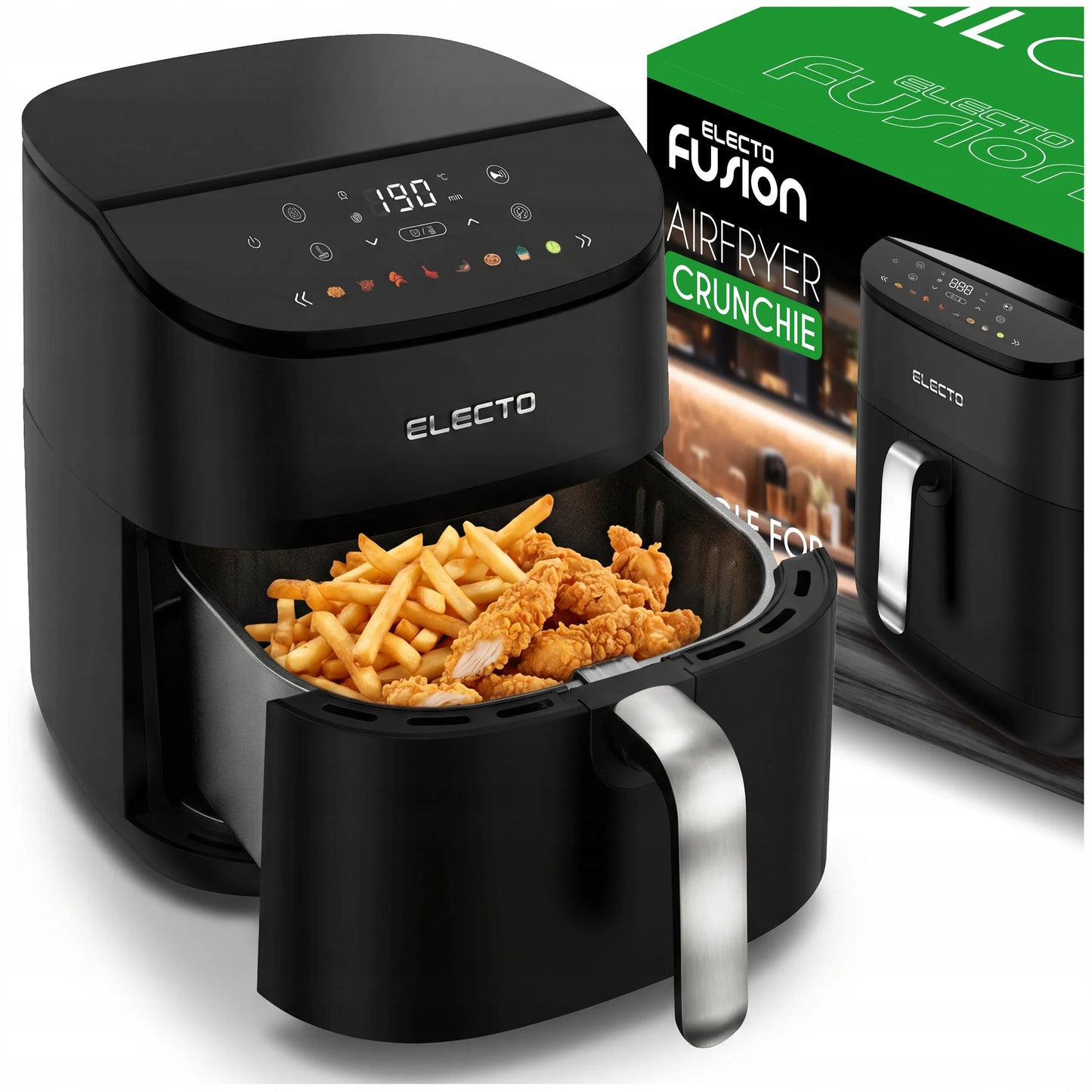 Electo Crunchie orkaitė-gruzdintuvė, 8.5L, 3000W, dvigubas kaitinimas