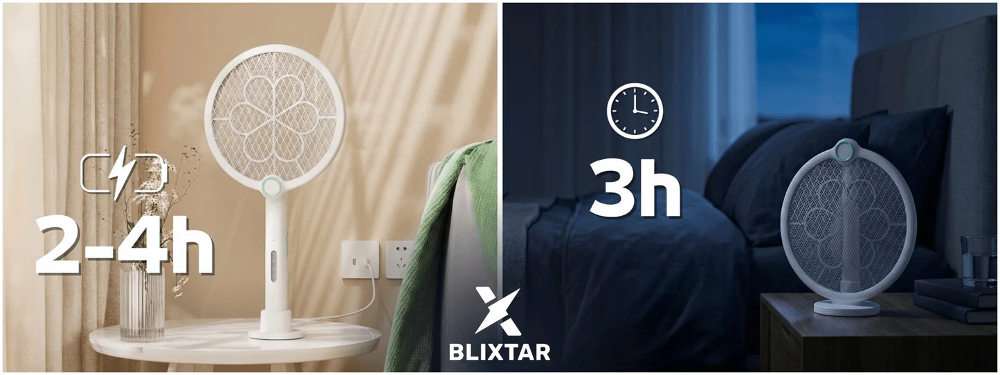 Elektrinė musgaudė nuo uodų ir vabzdžių, 2 viename LED spąstai