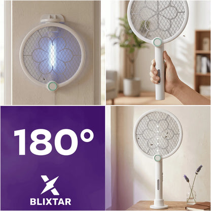 Elektrinė musgaudė nuo uodų ir vabzdžių, 2 viename LED spąstai