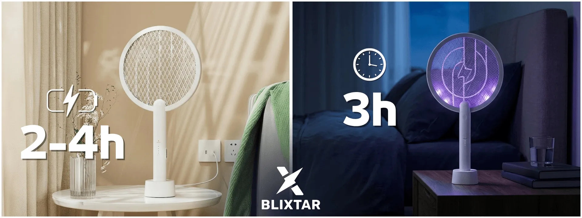Elektrinė musgaudė nuo uodų ir vabzdžių 2in1 LED lempa