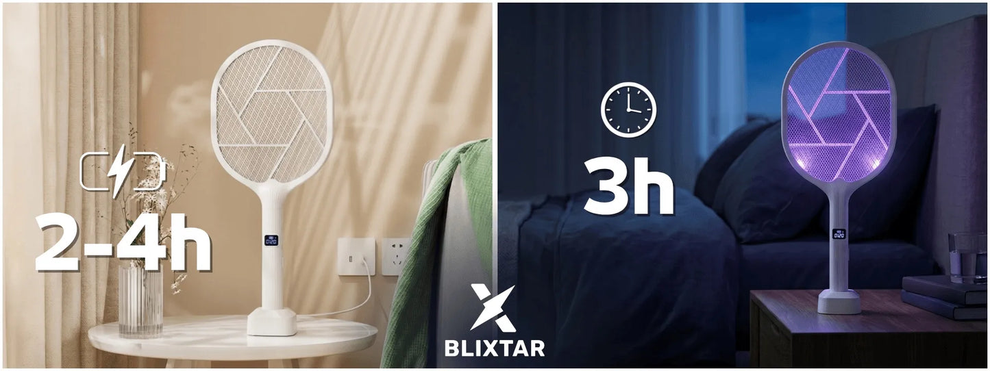 Elektrinė musmušė nuo uodų ir vabzdžių 2in1 LED vabzdžių gaudyklė