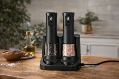 Elektrinis druskos ir pipirų malūnėlių rinkinys BLOW, USB-C, 2 vnt.