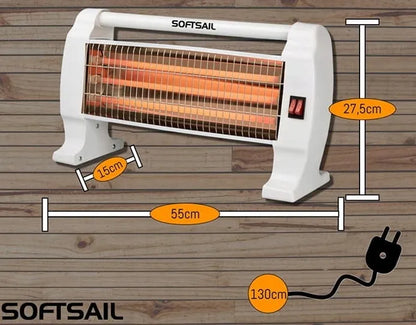 Elektrinis kvarcinis šildytuvas Softsail 400-1200W