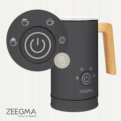 Elektrinis pieno plakiklis Zeegma Milkee Black Wood, 240 ml, 500 W