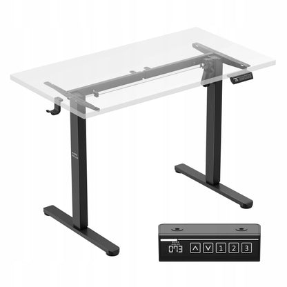 Elektrinis rašomojo stalo rėmas „Mark Adler Xeno 1.7 Black“ su valdymo skydeliu, juodas