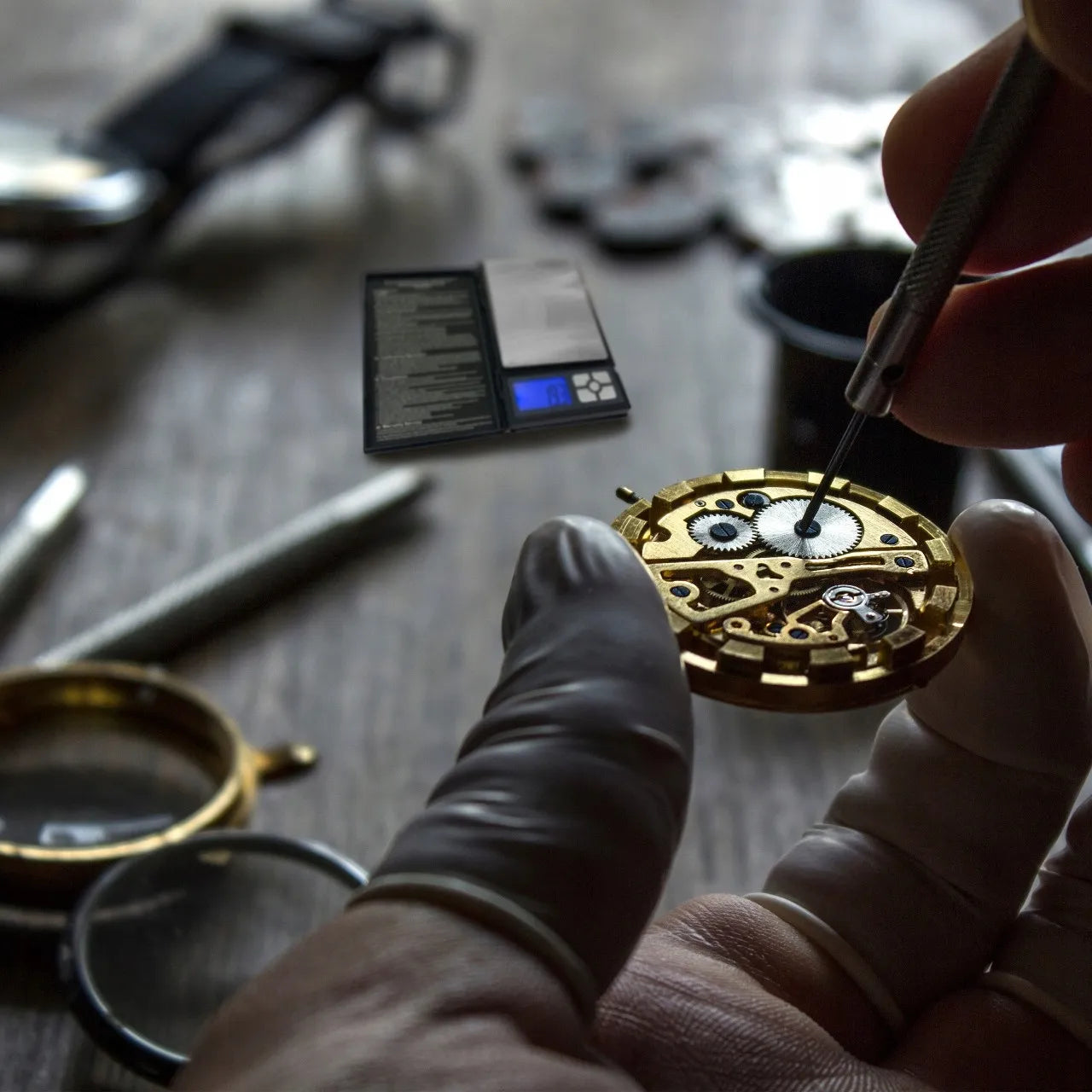 ELEKTRONINĖ JUVELYRINĖ SVARSTYKLĖ 0,01–500 g, LCD, TIKSLUMAS 0,01 g, PRECIZINĖ