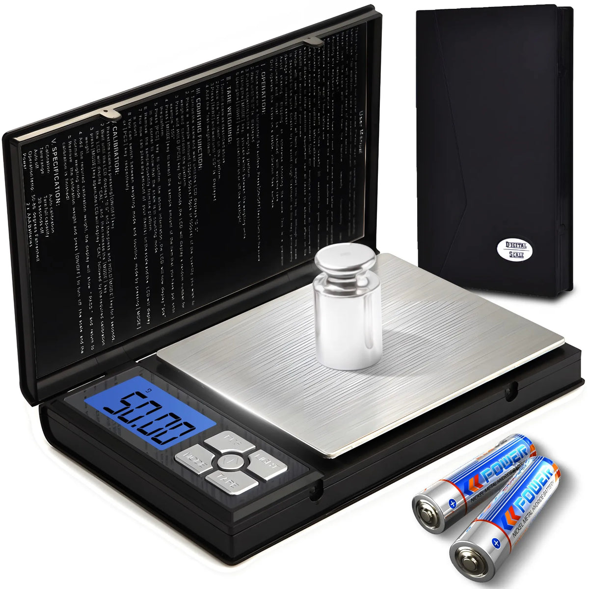 ELEKTRONINĖ JUVELYRINĖ SVARSTYKLĖ 0,01–500 g, LCD, TIKSLUMAS 0,01 g, PRECIZINĖ