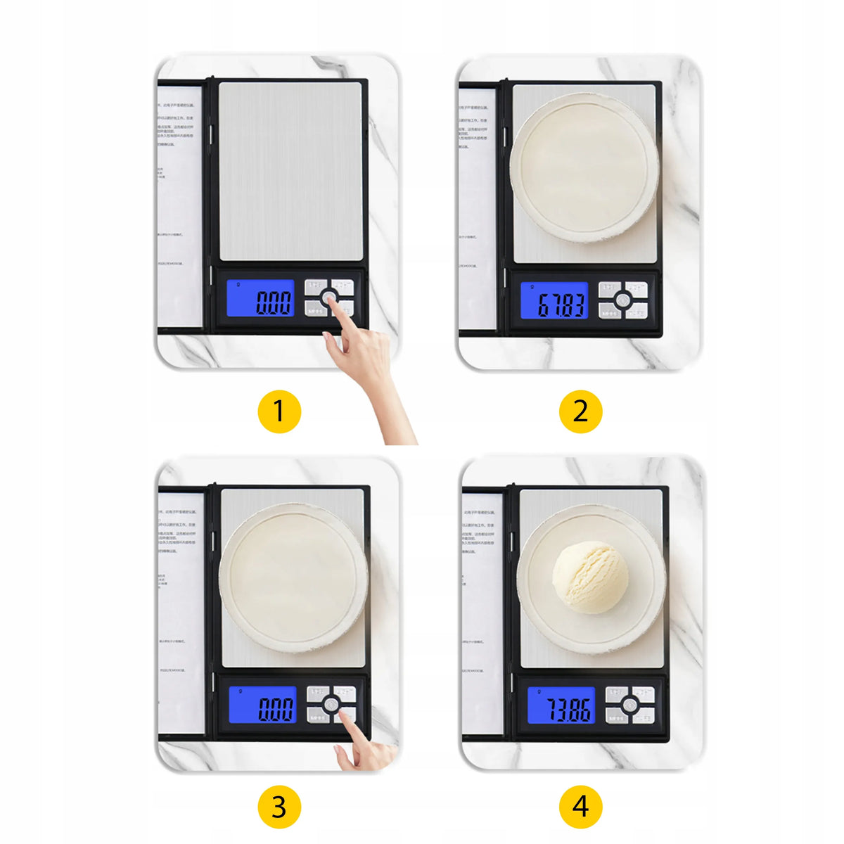 ELEKTRONINĖ JUVELYRINĖ SVARSTYKLĖ 0,01–500 g, LCD, TIKSLUMAS 0,01 g, PRECIZINĖ