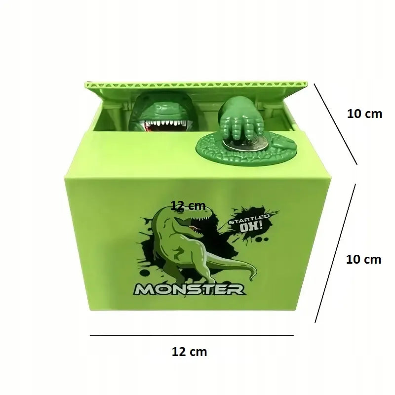 Elektroninė vaikiška taupyklė MONEY BOX su dinozaurų motyvais
