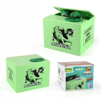 Elektroninė vaikiška taupyklė MONEY BOX su dinozaurų motyvais