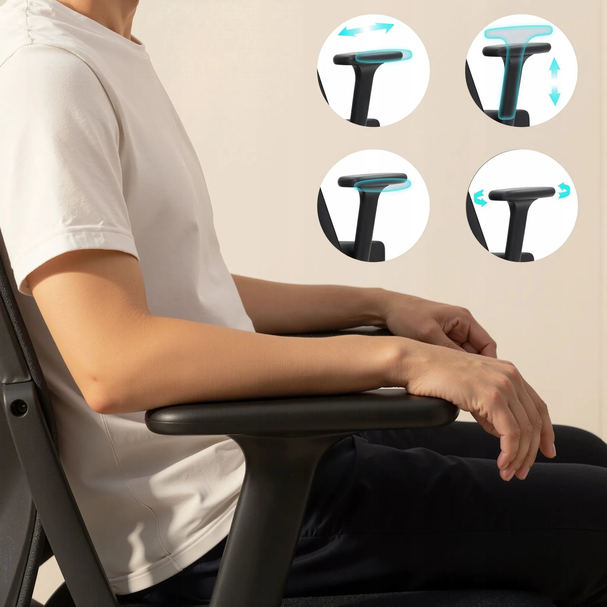 Ergonominė biuro kėdė Boste - patogi, reguliuojama, sukamoji